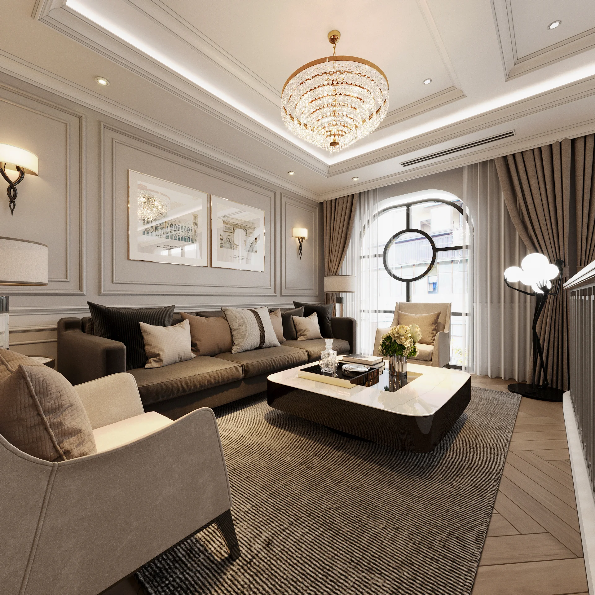 Nên chọn sofa gỗ óc chó nguyên khối hay khung gỗ kết hợp đệm rời?
